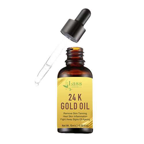 24K Gold Oil for Face Wrinkles
